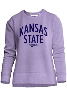 K-State Wildcats Womens Lavender Unity Crew Sweatshirt