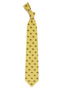 Echo Iowa Hawkeyes Mens Tie - Yellow