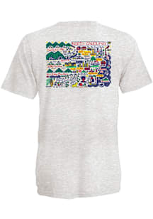 North Carolina Oatmeal Julia Gash Short Sleeve Fashion T Shirt