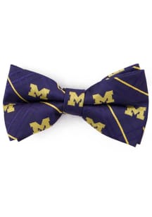 Oxford Bow Michigan Wolverines Mens Tie - Yellow