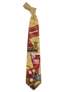 Oklahoma Sooners Nostalgia Mens Tie