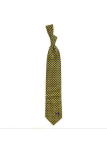 Diamente Michigan Wolverines Mens Tie - Yellow