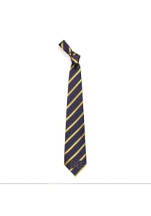 Poly Stripe Michigan Wolverines Mens Tie - Yellow