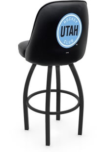 Utah Hockey Club Padded Swivel Pub Stool - Black