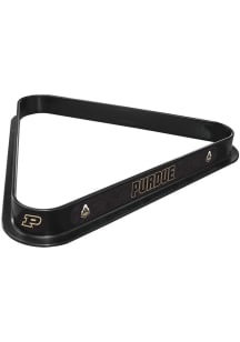 Black Purdue Boilermakers Triangle Billiard Ball Rack