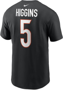 Tee Higgins Cincinnati Bengals Black Home NN Short Sleeve Player T Shirt