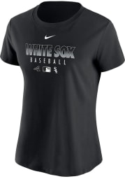 Nike Chicago White Sox Womens Black Authentic Collection Dri-FIT T-Shirt