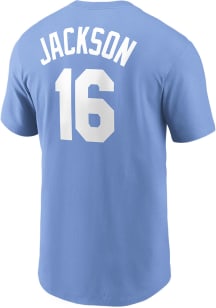Bo Jackson Kansas City Royals Light Blue Name Number Short Sleeve Player T Shirt