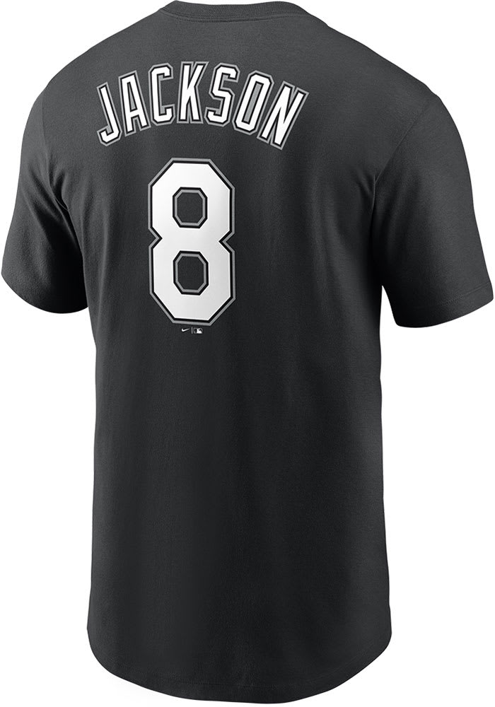 Men's Nike Jose Abreu Black Chicago White Sox Name & Number Team T