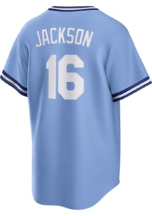 Bo Jackson Kansas City Royals Nike Coop Cooperstown Jersey - Light Blue
