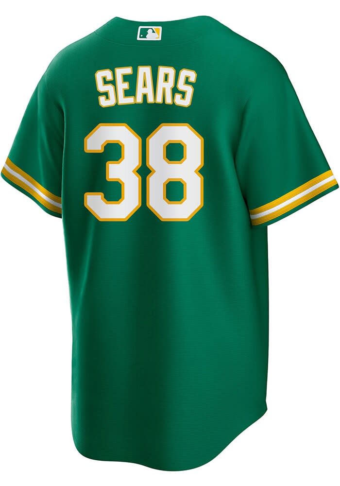 JP Sears Oakland Athletics Men's Green Roster Name & Number T-Shirt 