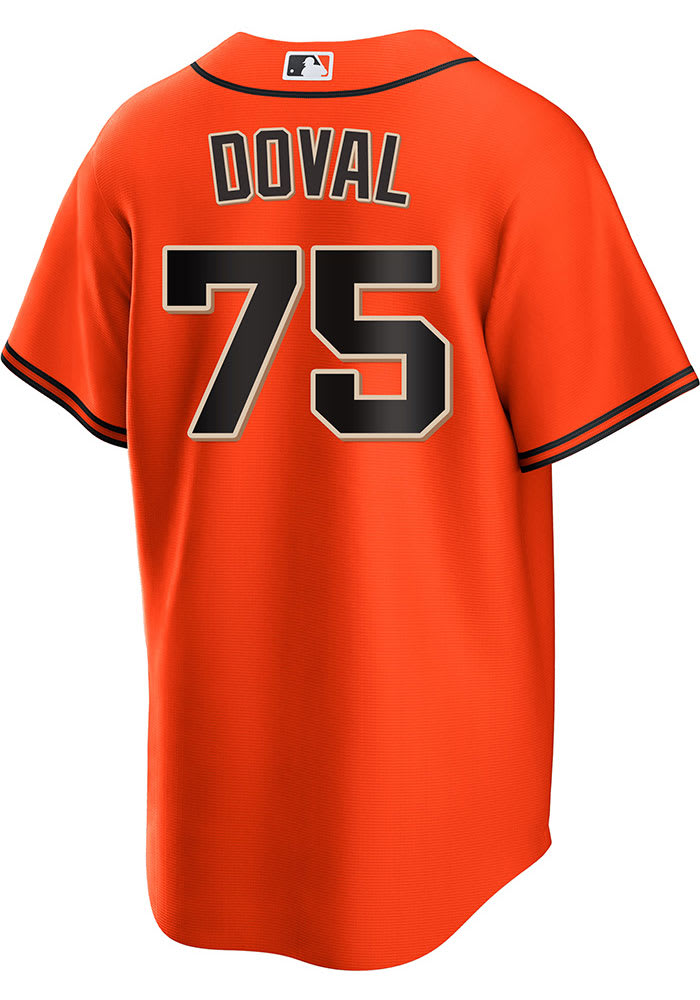 Camilo Doval Men's San Francisco Giants Home Cooperstown Collection Jersey  - White Replica