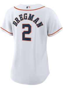 Alex Bregman Houston Astros Womens Replica Home Jersey - White