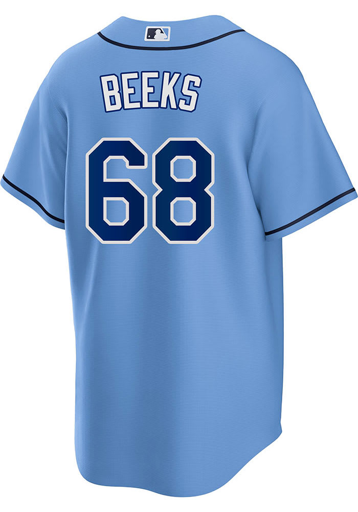 Replica Jalen Beeks Men's Tampa Bay Rays Alternate Jersey - Black  Holographic - Rays Store