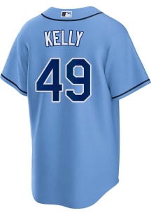 Kevin Kelly Tampa Bay Rays Mens Replica Alt Jersey - Light Blue