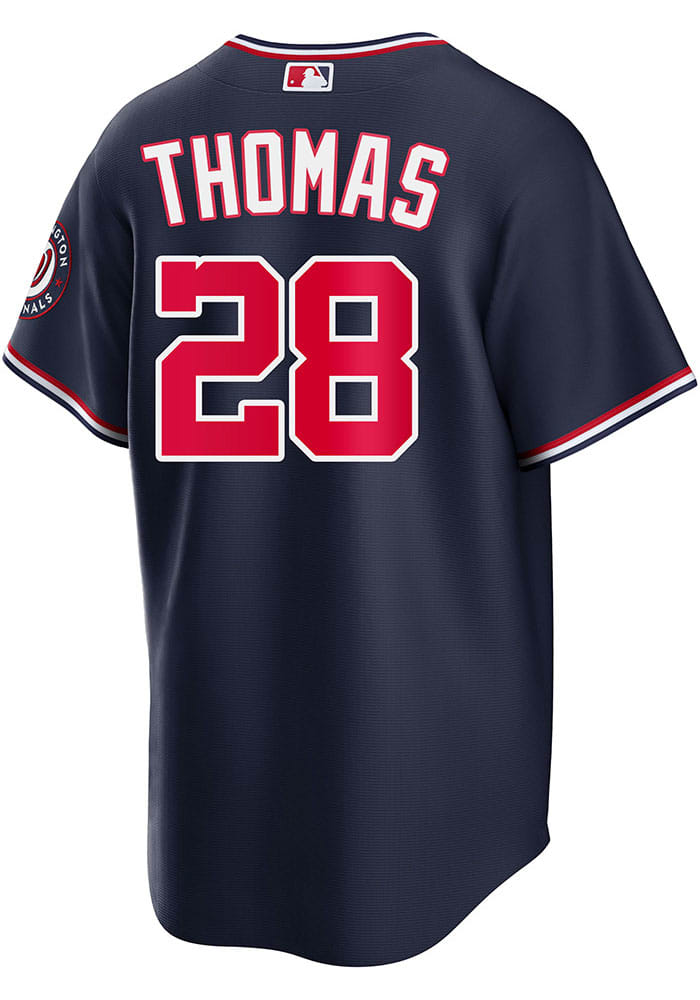 Lane Thomas Men's Washington Nationals Alternate Jersey - White Authentic