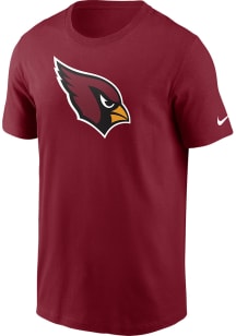Nike Arizona Cardinals Red Logo Essential Short Sleeve T Shirt