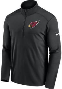 Nike Arizona Cardinals Mens Black Pacer Long Sleeve 1/4 Zip Pullover