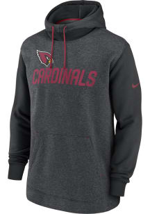 Nike Arizona Cardinals Mens Charcoal Legacy Fashion Hood