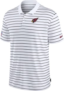 Nike Arizona Cardinals Mens White Victory Short Sleeve Polo