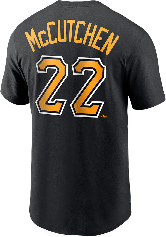 Andrew McCutchen Pittsburgh Pirates Men's Black Roster Name & Number T-Shirt  