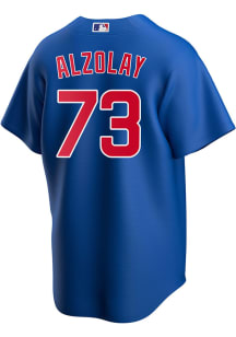Adbert Alzolay Chicago Cubs Mens Replica Alt Jersey - Blue