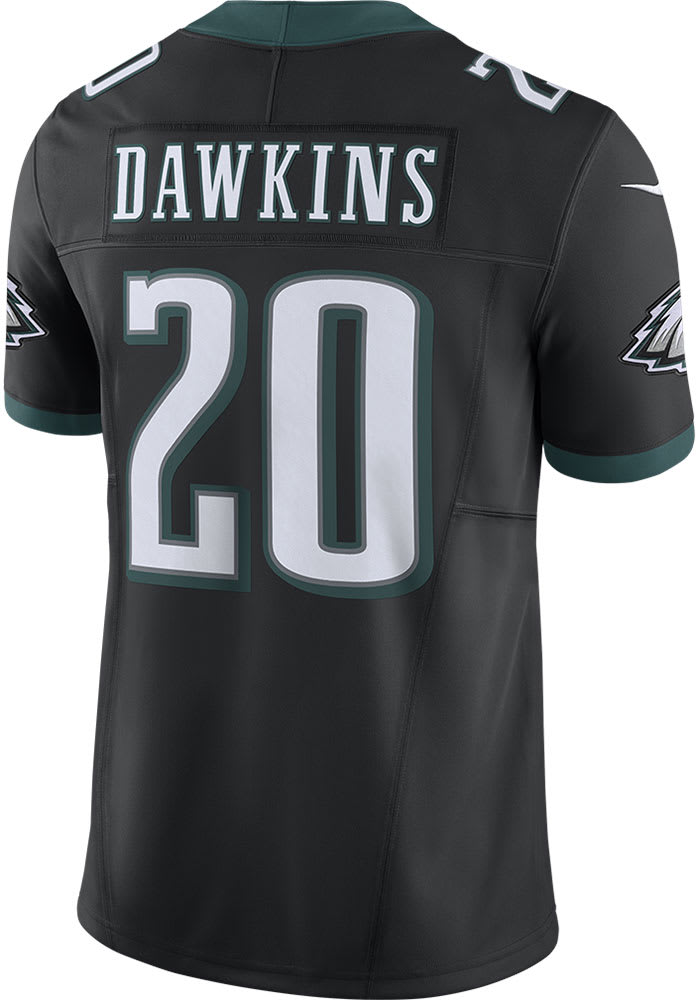 Nike Philadelphia Eagles No20 Brian Dawkins Black Alternate Youth Stitched NFL Elite Jersey