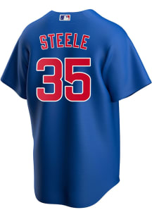 Justin Steele Chicago Cubs Mens Replica Alt Jersey - Blue