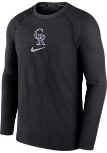 Nike Colorado Rockies Black Game Top Long Sleeve T-Shirt