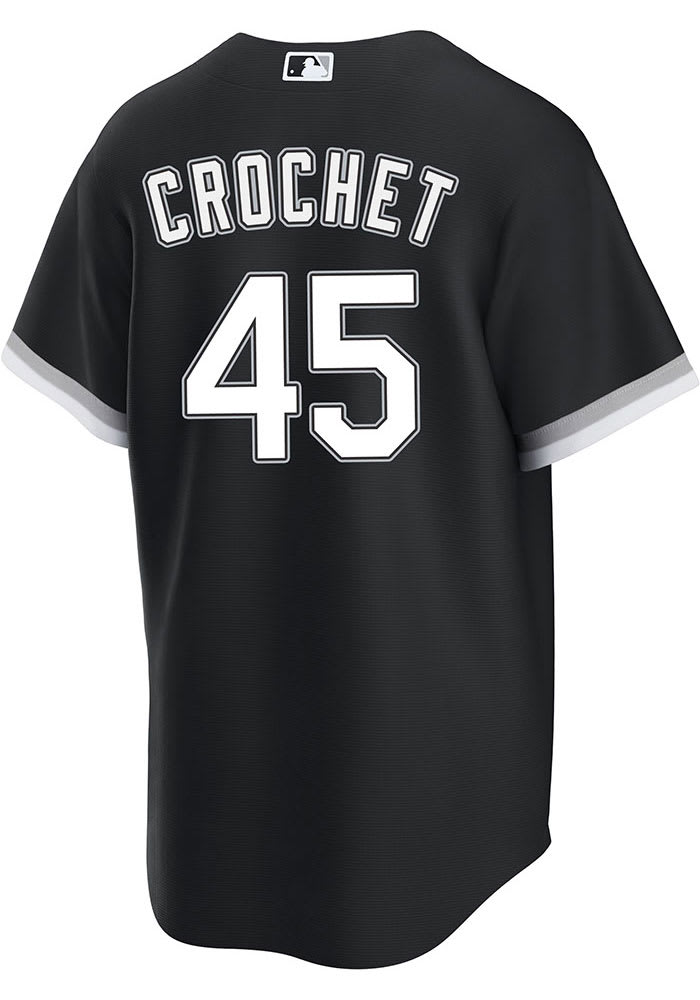 White Sox Custom MR Patch Authentic Home Jersey White Black