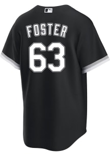 Matt Foster Chicago White Sox Mens Replica Alt Jersey - Black