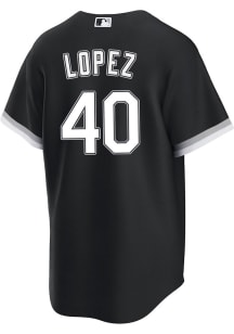 Reynaldo Lopez Chicago White Sox Mens Replica Alt Jersey - Black