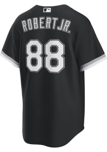 Luis Robert Chicago White Sox Mens Replica Alt Jersey - Black