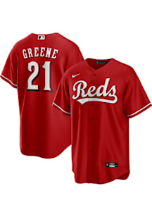 Hunter Greene Cincinnati Reds Mens Replica Alt Jersey - Red