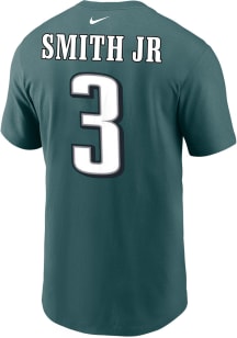 Nolan Smith Philadelphia Eagles Teal Name and Number Short Sleeve Player T Shirt