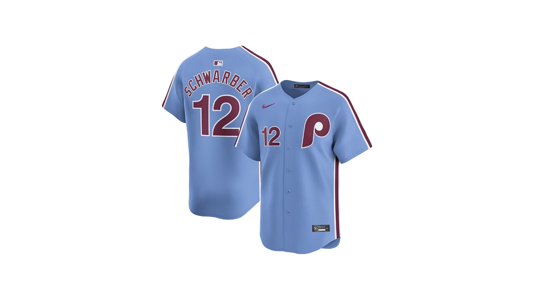 Powder Blue Jersey Phillies Jersey Personalized Baseball Phillies