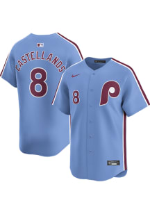 Nick Castellanos Nike Philadelphia Phillies Mens Light Blue Alt Limited Baseball Jersey