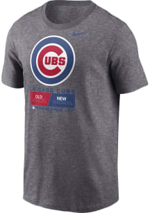 Nike Chicago Cubs Grey 2023 London Series Short Sleeve T Shirt