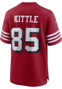 George Kittle  Nike San Francisco 49ers Red Alt Game Football Jersey
