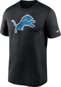 Nike Detroit Lions Black Logo Legend Short Sleeve T Shirt