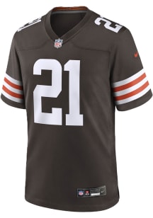 Denzel Ward  Nike Cleveland Browns Brown Home Football Jersey