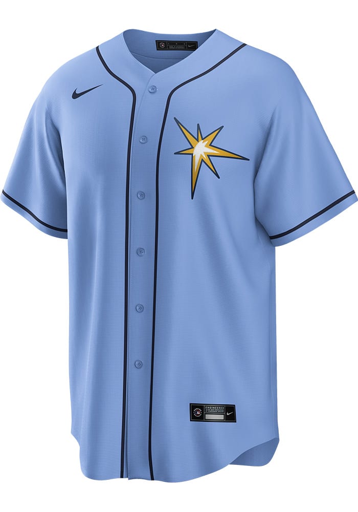 Tampa Bay Rays Columbia Omni-Wick Drive Polo - Light Blue