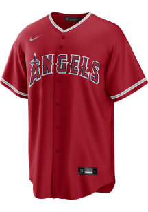 Los Angeles Angels Mens Nike Replica Alt Jersey - Red