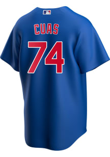 Jose Cuas Chicago Cubs Mens Replica Alt Jersey - Blue