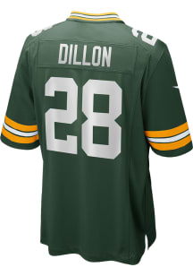 AJ Dillon  Nike Green Bay Packers Green Home Football Jersey