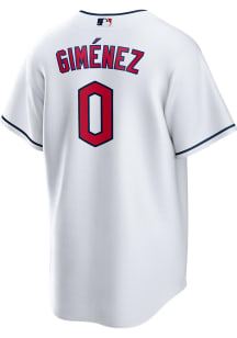 Andres Gimenez Cleveland Guardians Mens Replica Home Jersey - White