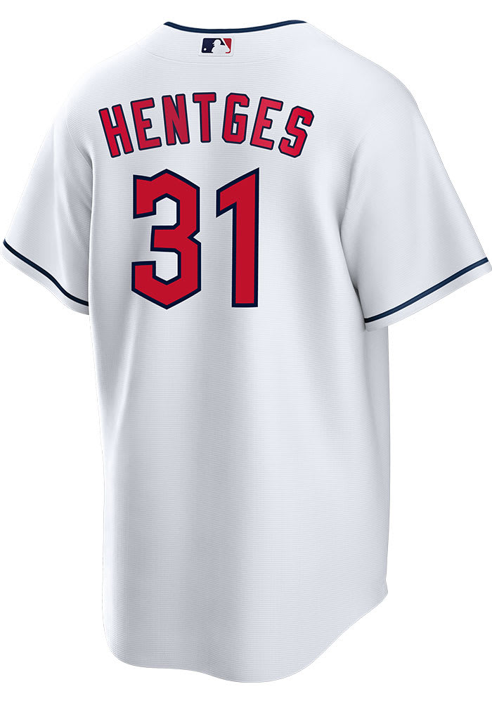 Sam Hentges Men's Cleveland Guardians Road Jersey - Gray Authentic