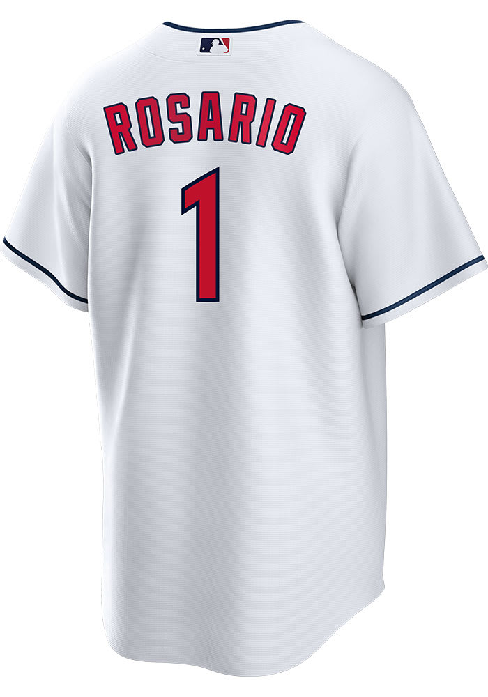 Home 2021 All-Star Game Cleveland Indians White Jersey Replica Amed Rosario