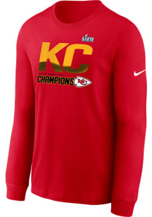 Nike Kansas City Chiefs Red 2022 Super Bowl LVII Champion Local Long Sleeve T Shirt