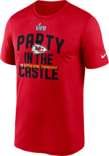Nike Kansas City Chiefs Red 2022 Super Bowl LVII Champion Parade Short Sleeve T Shirt